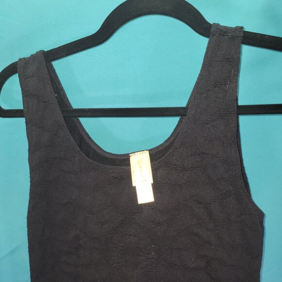 Aventura Womens Sleeveless Textured Black Tank Top S/M - Picture 2 of 7